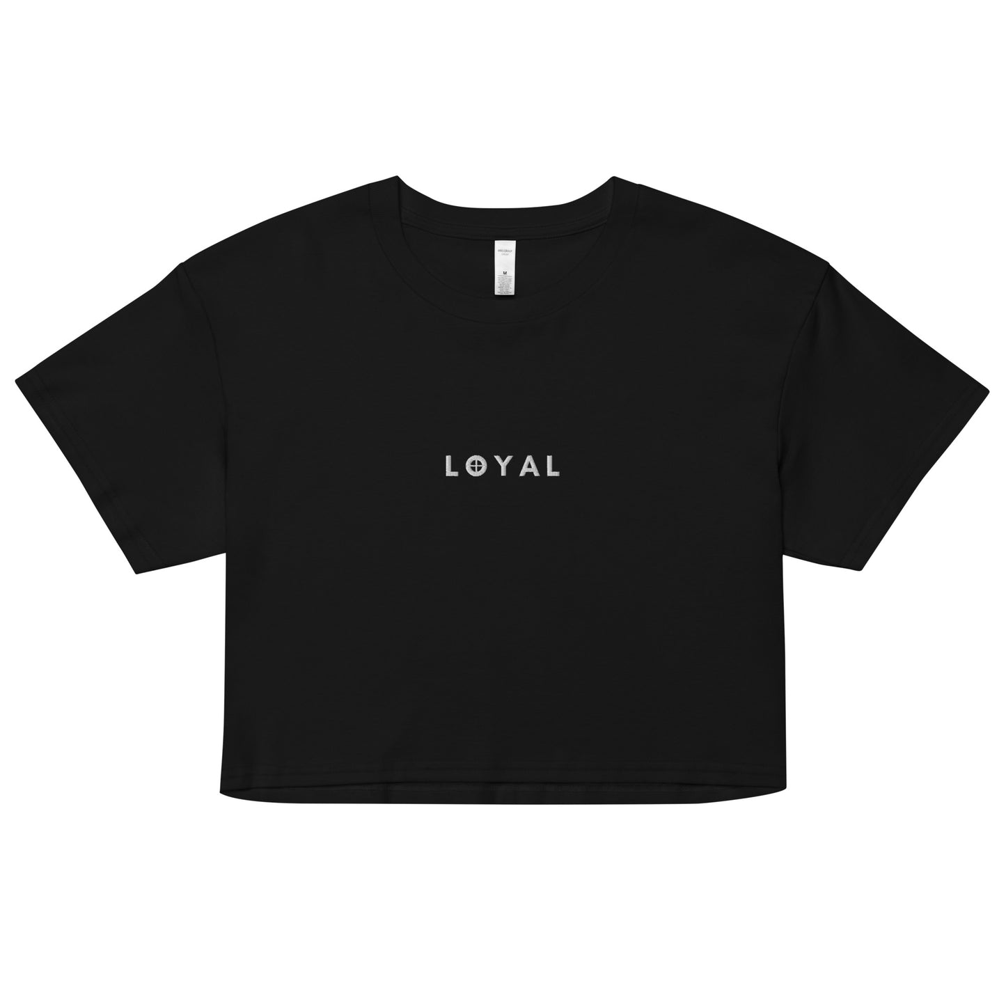 LOYAL | Embroidered Crop Top
