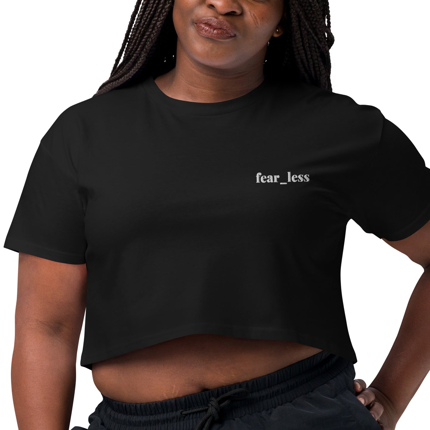 fear_less | Crop Tee